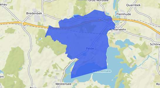 Bodenrichtwertkarte Felde Holstein