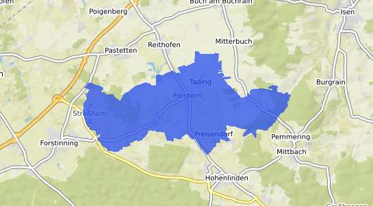 Bodenrichtwertkarte Forstern Oberbayern