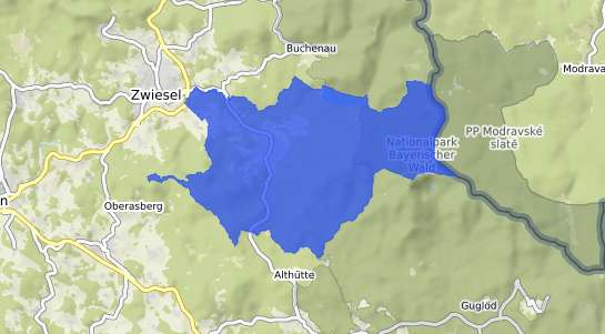 Bodenrichtwertkarte Frauenau Bayerischer Wald