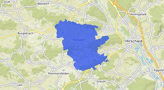 Bodenrichtwertkarte Frensdorf Oberfranken