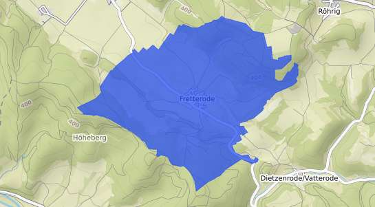 Bodenrichtwertkarte Fretterode