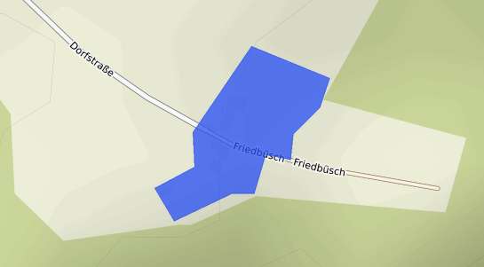 Bodenrichtwertkarte Friedbuesch