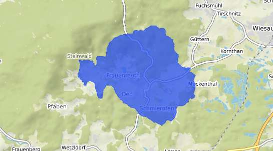 Bodenrichtwertkarte Friedenfels