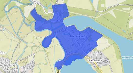 Bodenrichtwertkarte Friedersdorf Thueringen