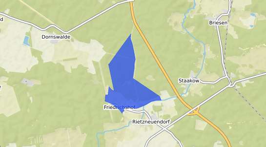 Bodenrichtwertkarte Friedrichshof Oberfranken
