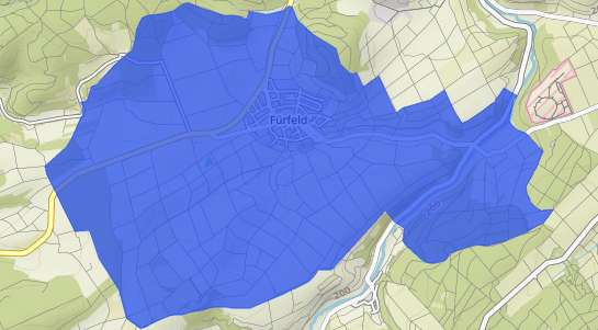 Bodenrichtwertkarte Fuerfeld Kr. Bad Kreuznach