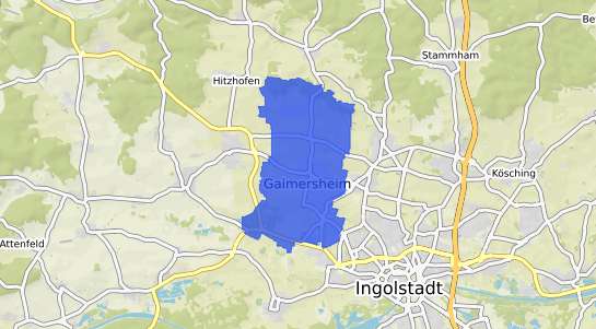 Bodenrichtwertkarte Gaimersheim