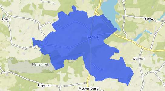 Bodenrichtwertkarte Ganzlin