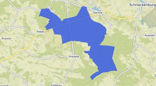 Bodenrichtwertkarte Gartow b. Neustadt, Dosse