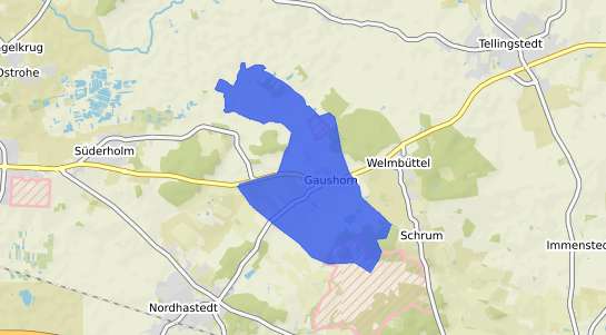 Bodenrichtwertkarte Gaushorn