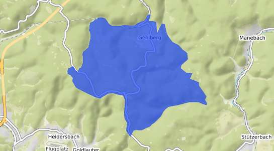 Bodenrichtwertkarte Gehlberg