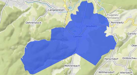 Bodenrichtwertkarte Gehren Thueringen