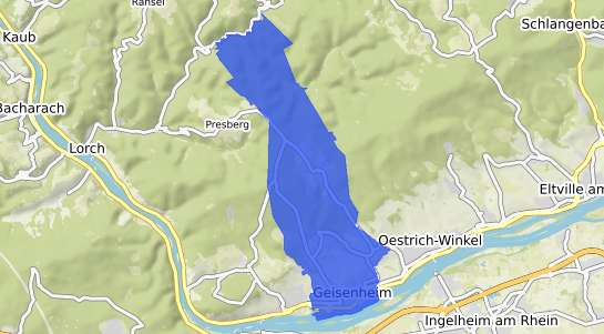 Bodenrichtwertkarte Geisenheim Rheingau