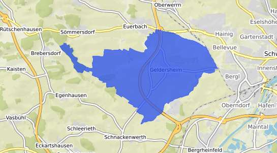 Bodenrichtwertkarte Geldersheim