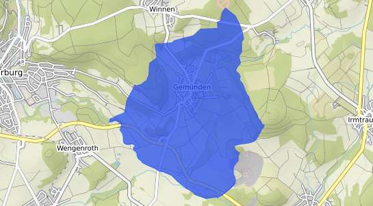Bodenrichtwertkarte Gemuenden Westerwald