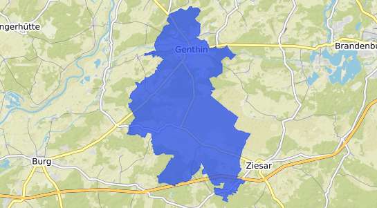 Bodenrichtwertkarte Genthin