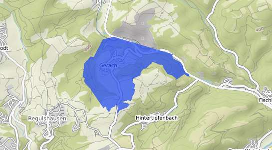 Bodenrichtwertkarte Gerach b. Idar Oberstein b. Idar-Oberstein