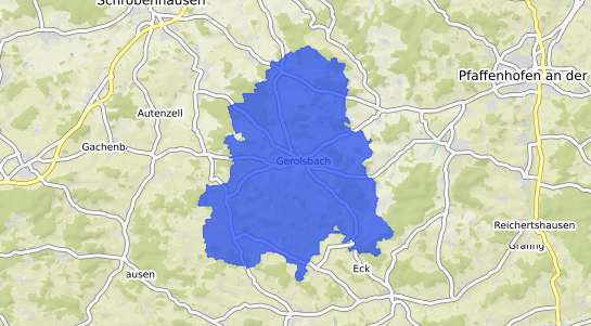 Bodenrichtwertkarte Gerolsbach