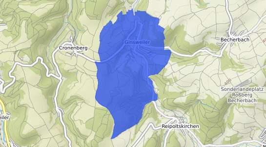 Bodenrichtwertkarte Ginsweiler