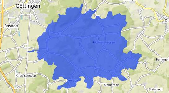 Bodenrichtwertkarte Gleichen Kr. Goettingen