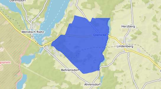 Bodenrichtwertkarte Glienicke b. Wittstock, Dosse