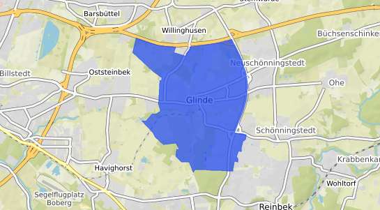 Bodenrichtwertkarte Glinde Kr. Stormarn