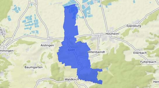 Bodenrichtwertkarte Gloett Schwaben