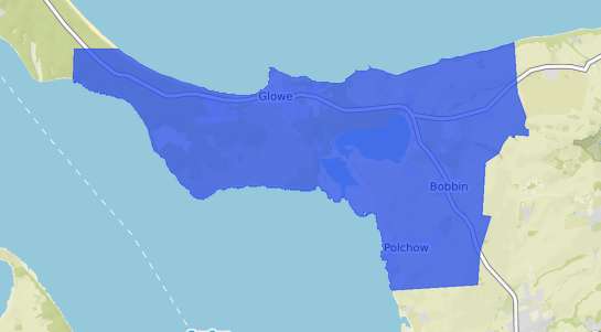 Bodenrichtwertkarte Glowe Ruegen