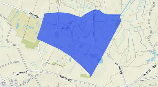 Bodenrichtwertkarte Gluesing Dithmarschen