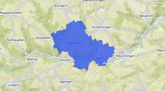 Bodenrichtwertkarte Goeggingen Wuerttemberg