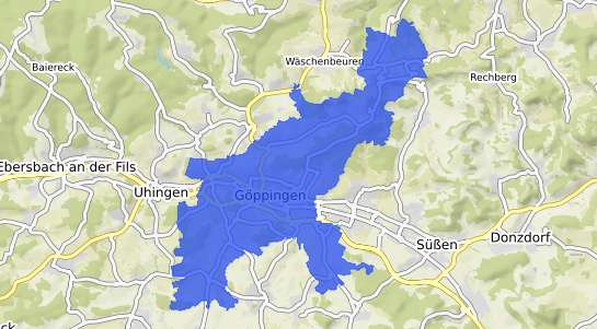 Bodenrichtwertkarte G&ouml;ppingen