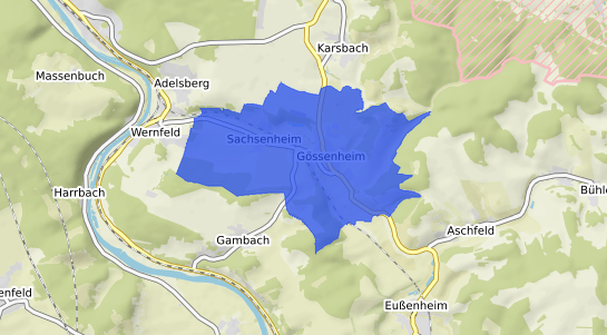 Bodenrichtwertkarte Gössenheim