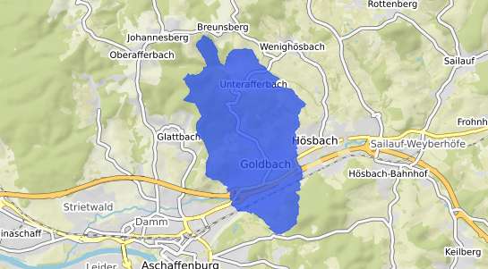 Bodenrichtwertkarte Goldbach b. Gotha, Thueringen