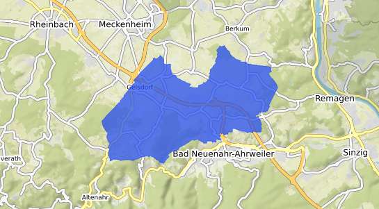 Bodenrichtwertkarte Grafschaft b. Bad Neuenahr-Ahrweiler