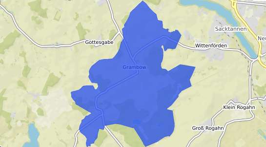 Bodenrichtwertkarte Grambow b. Schwerin, Mecklenburg