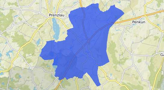 Bodenrichtwertkarte Gramzow Uckermark