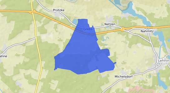 Bodenrichtwertkarte Grebs b. Ludwigslust