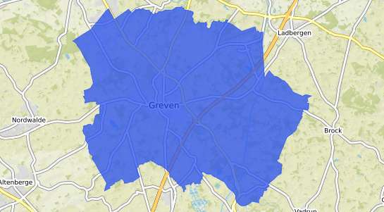 Bodenrichtwertkarte Greven Westfalen