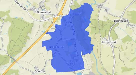 Bodenrichtwertkarte Grevenkrug