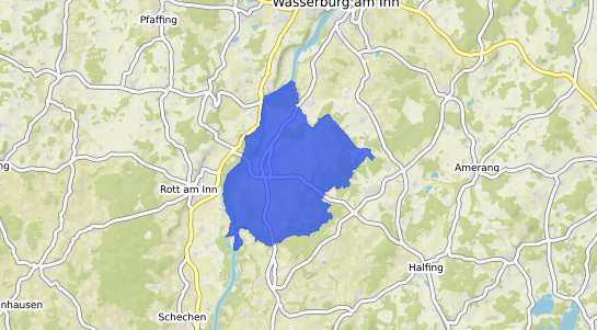 Bodenrichtwertkarte Griesst&auml;tt b. Wasserburg a. Inn