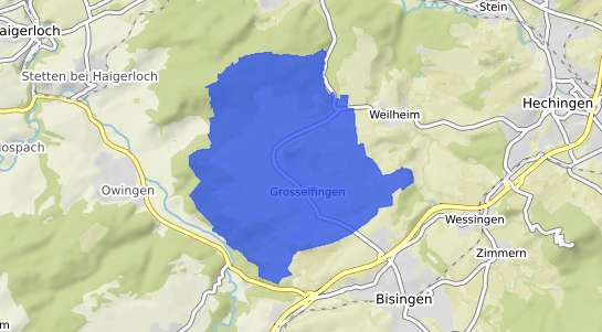 Bodenrichtwertkarte Grosselfingen b. Hechingen