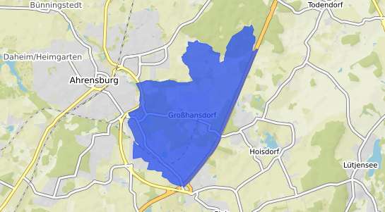 Bodenrichtwertkarte Grosshansdorf