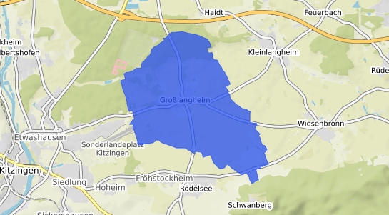 Bodenrichtwertkarte Grosslangheim