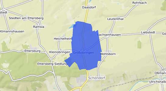 Bodenrichtwertkarte Grossobringen