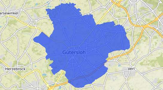 Bodenrichtwertkarte G&uuml;tersloh