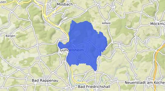 Bodenrichtwertkarte Gundelsheim Oberfranken
