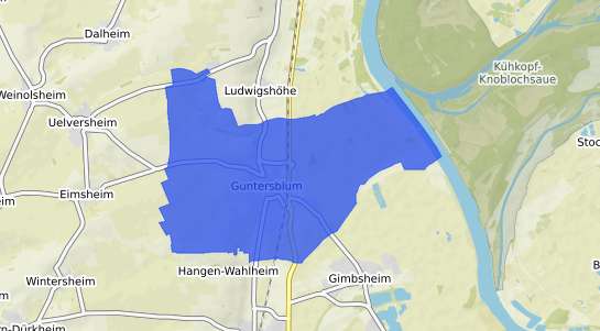 Bodenrichtwertkarte Guntersblum