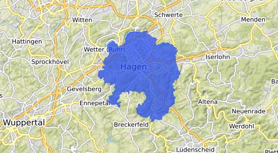 Bodenrichtwertkarte Hagen Westfalen