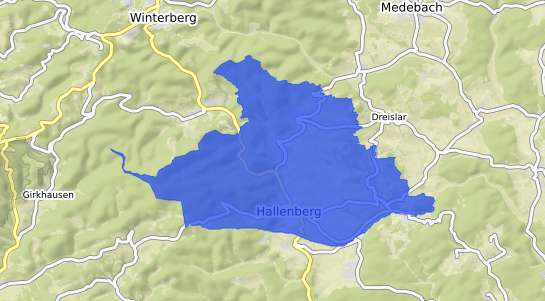 Bodenrichtwertkarte Hallenberg