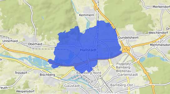 Bodenrichtwertkarte Hallstadt